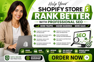 your shopify store rank better with professional SEO