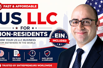 do US llc business for non USA residents and ein filing fast