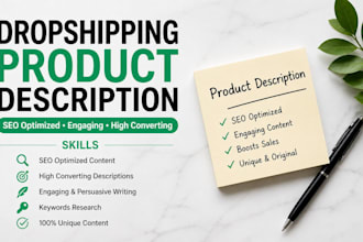 product write product description, product title writer to boost your store