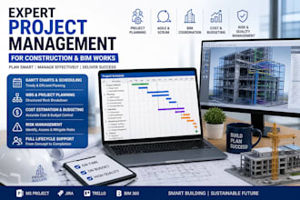 deliver expert project management for construction and bim works