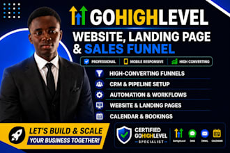 gohighlevel sales funnel gohighlevel landing page go high level website design