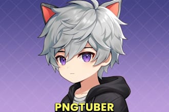 custom pngtuber avatar with expressions for streaming veadotube twitch