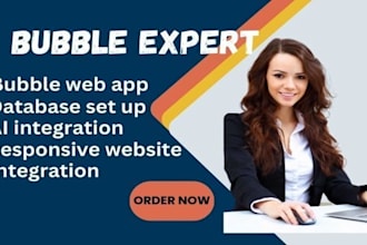 build custom bubble io web, mobile app, mvp, saas bubble developer