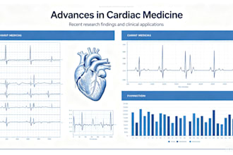 design professional cardiology medical PPT and courseware