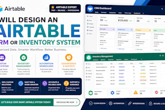 design an airtable CRM or inventory system for your business