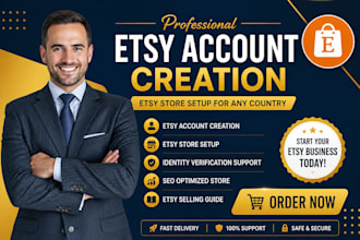 setup etsy seller account etsy store creation etsy listing etsy seo