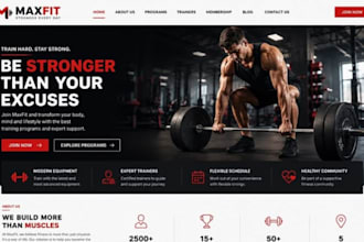 design squarespace gym website fitness studio website crossfit gym website