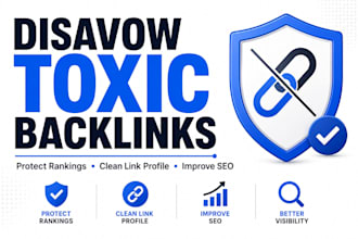 analyze and disavow toxic backlinks to reduce your spam score