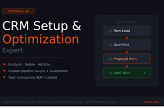build and optimize your hubspot or notion CRM