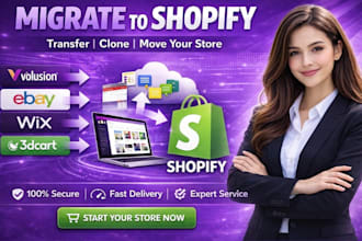 migrate wordpress to shopify wix to shopify or any website to shopify
