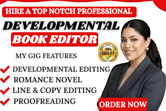 proofread edit format fiction novel self help journal developmental book editor