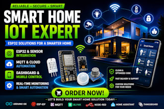 design esp32 smart home iot system with sensor integration mqtt automation