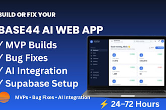 build, fix and optimize your base44 ai web app