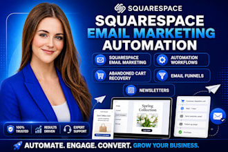 do squarespace email marketing automation, abandon cart,email funnel, newletters