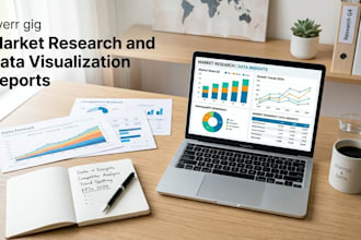 do market research and data visualization reports