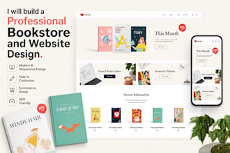 build a professional bookstore and website design