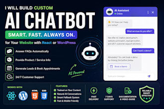 build custom ai chatbot for your website
