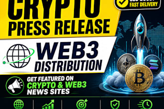 distribute your crypto and web3 press release to targeted news sites