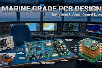 design marine grade pcb for navigation and vessel control system