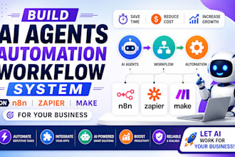fix zaper, n8n, make ai agent automation workflow, ai chatbot, customer support