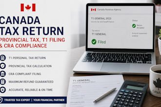 file canada tax return, provincial tax, t1 filing and cra compliance