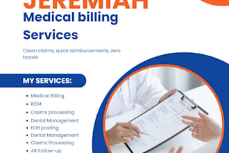 do expert medical billing, payment posting, denial handling, and eob posting