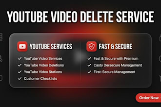 professionally manage your youtube channel and securely remove unwanted videos