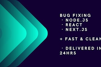 fix bugs in your nodejs or react app