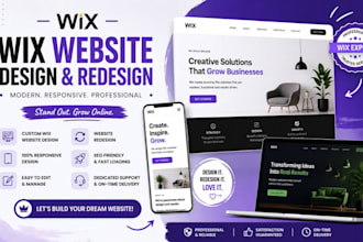 wix design wix redesign landing page redesign wix website