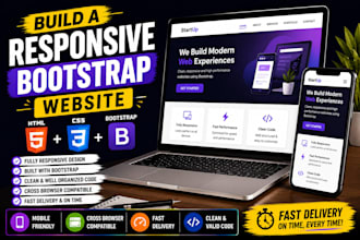 build responsive bootstrap website