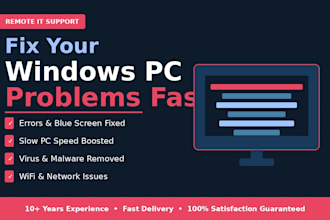 fix your windows PC remotely