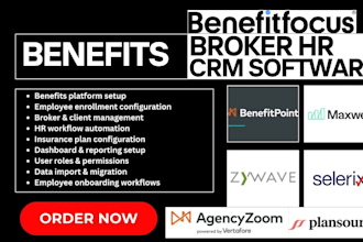 set benefitpoint agencyzoom maxwell plansource ease zywave selerix benefitfocus