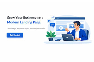 design and code a clean, responsive landing page UI for the japanese market