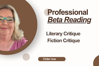 professional beta reading, critique, and feedback for your writing