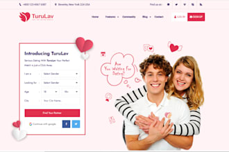 design professional dating website online dating matchmaking wordpress website
