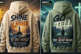 design christian t shirt graphic apparel jesus bible verse shirt print on demand
