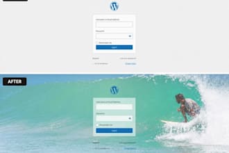 redesign and secure wordpress login system within 2 days