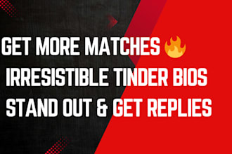 write tinder bio, dating profile, profile writing optimization