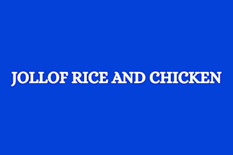 write jollof  rice and chicken recipe