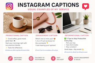 write engaging instagram captions that attract customers