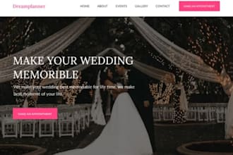 design squarespace event planner website wedding website party planner website
