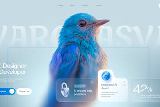 website development and design and integrate ai agents