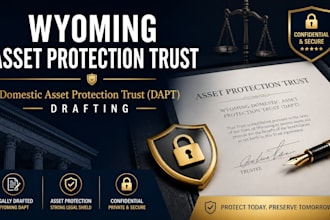 draft a wyoming domestic asset protection trust document