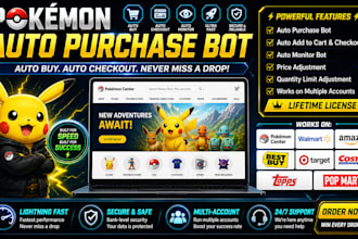 do auto purchase auto checkout bot pokemon bot target bot auto buying bot