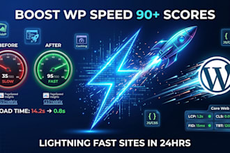 boost your wordpress website speed to 90 plus on gtmetrix and pagespeed insights