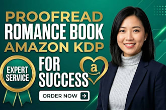 proofread your romance amazon for amazon KDP success