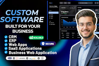 build custom CRM software, erp and web applications in PHP