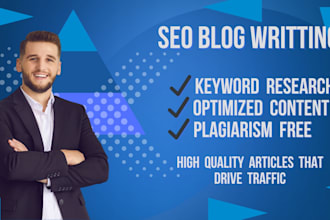 do SEO blog writing and keyword research for your website