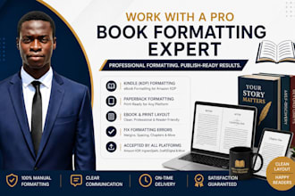 design and format your book interior for amazon KDP publishing