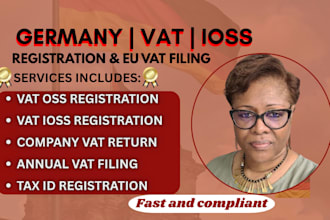 handle germany vat, oss, ioss registration and eu vat filing